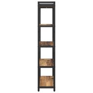 Рафт за книги Старо дърво 80 x 30 x 155 см Инженерно дърво