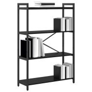 Рафт за книги Черния дъб 80 x 30 x 120 см Инженерно дърво