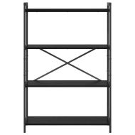 Рафт за книги Черния дъб 80 x 30 x 120 см Инженерно дърво