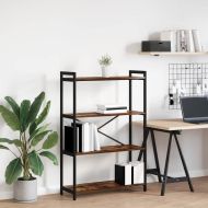 Рафт за книги Димян дъб 80 x 30 x 120 см Инженерно дърво