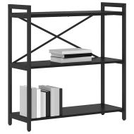 Рафт за книги Черния дъб 80 x 30 x 85 cm Инженерно дърво