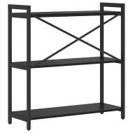 Рафт за книги Черния дъб 80 x 30 x 85 cm Инженерно дърво