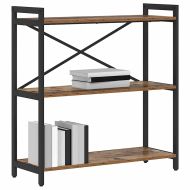 Рафт за книги Старо дърво 80 x 30 x 85 cm Инженерно дърво