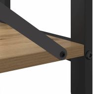 Рафт за книги Дъб 80 x 30 x 85 cm Инженерно дърво