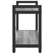 Рафт за книги Сив сонома 80 x 30 x 50 см Инженерно дърво