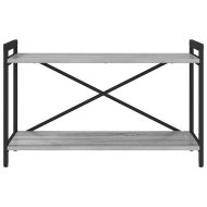 Рафт за книги Сив сонома 80 x 30 x 50 см Инженерно дърво