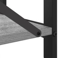 Рафт за книги Сив сонома 80 x 30 x 50 см Инженерно дърво