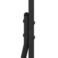 Държач за дрехи Черно 62 x 48 x 158 см Стомана