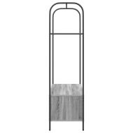Държач за дрехи Сив 100 x 44 x 160 см Инженерно дърво