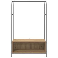 Държач за дрехи Кафяв дъб 100 x 44 x 160 см Инженерно дърво