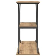 Конзолна маса с рафт Дъб 101 x 35 x 80,5 см Инженерно дърво