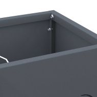 Стойка за чадър Антрацит 15,5 х 15,5 х 49 см Метал