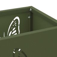 Стойка за чадър Маслинено 15,5 х 15,5 х 49 см Метал