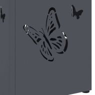 Стойка за чадър Антрацит 15,5 х 15,5 х 49 см Метал