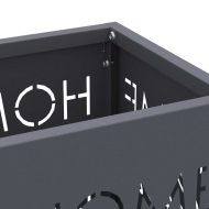 Стойка за чадър Антрацит 15,5 х 15,5 х 49 см Метал