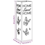 Стойка за чадър Антрацит 15,5 х 15,5 х 49 см Метал