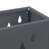 Стойка за чадър Антрацит 28 x 12 x 41 см Стомана
