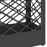 Стойка за чадър Черно 28 x 12 x 41 см Стомана