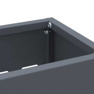 Стойка за дъждовен чадър Антрацит 28 x 12 x 41 см Стомана