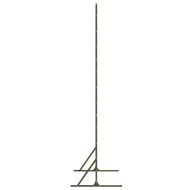 Екран за уединение Маслинено 100 x 50 x 180 см Стомана