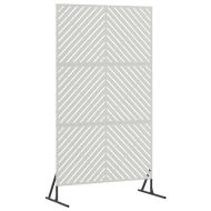 Екран за уединение Сив 100 x 50 x 180 см Стомана
