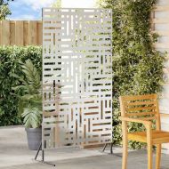 Екран за уединение Сив 100 x 50 x 180 см Стомана