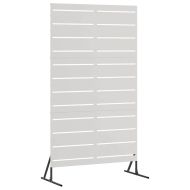 Екран за уединение Сив 100 x 50 x 180 см Стомана