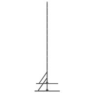 Екран за уединение Черно 100 x 50 x 180 см Стомана