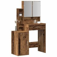 Тоалетка с рафт Старо дърво 80 x 35 x 132 см Инженерно дърво