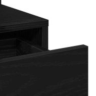 Тоалетка с чекмедже Черния дъб 80 x 35 x 132 см Инженерно дърво