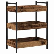 Кухненска количка Старо дърво 50 x 30 x 70 см Инженерно дърво