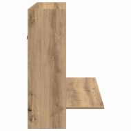 Стенно бюро с рафт дъб артизан 105 x 48 x 75 см Инженерно дърво