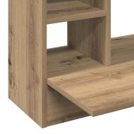 Стенно бюро с рафт дъб артизан 105 x 48 x 75 см Инженерно дърво