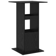 Бар маса с рафт Черния дъб 60 x 60 x 100 см Инженерно дърво