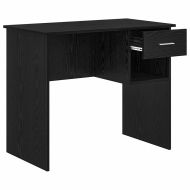 Бюро с чекмедже Черния дъб 90 x 49 x 75 см Инженерно дърво