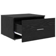 Чекмеджетен шкаф с колело Черния дъб 55 x 45 x 31 см