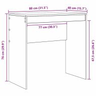 Бюро Старо дърво 80 x 40 x 76 см