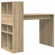 Бюро с рафт Сонома дъб 108 x 55 x 103.5 см Инженерно дърво