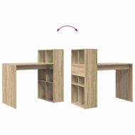 Бюро с рафт Сонома дъб 108 x 55 x 103.5 см Инженерно дърво