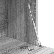 Бюро с рафт Сив Сонома 71.5 x 31.5 x 106.5 см Инженерно дърво