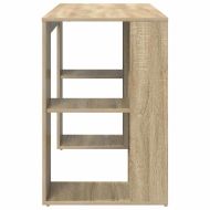 Бюро с рафт Сонома дъб 130 x 50.5 x 75 см Инженерно дърво