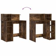 Бюро с рафт Димян дъб 90 x 48 x 101,5 см Инженерно дърво