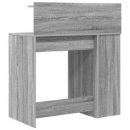 Бюро с рафт Сив Сонома 90 x 48 x 101,5 см Инженерно дърво
