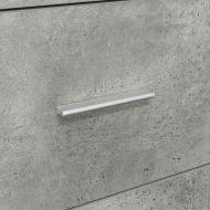 Служебен шкаф с чекмедже Циментено сиво 38 x 34 x 75 см