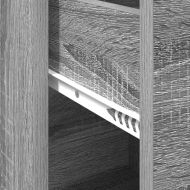 Служебен шкаф с чекмедже Сив Сонома 38 x 34 x 75 см