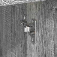 Служебен шкаф с чекмедже Сив Сонома 38 x 34 x 75 см