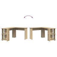 Ъглово бюро Сонома дъб 140 x 113,5 x 75 см Инженерно дърво