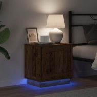 Нощен шкаф 2 pcs Старо дърво 44 x 34,5 x 45 см Инженерно дърво