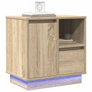 Нощен шкаф Сонома дъб 50 x 34,5 x 50 см. Инженерно дърво