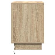 Нощен шкаф 2 pcs Сонома дъб 39 x 34,5 x 50 см Инженерно дърво